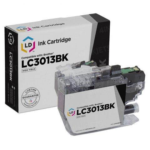 Brother LC3013BK High Yield Black Compatible Ink